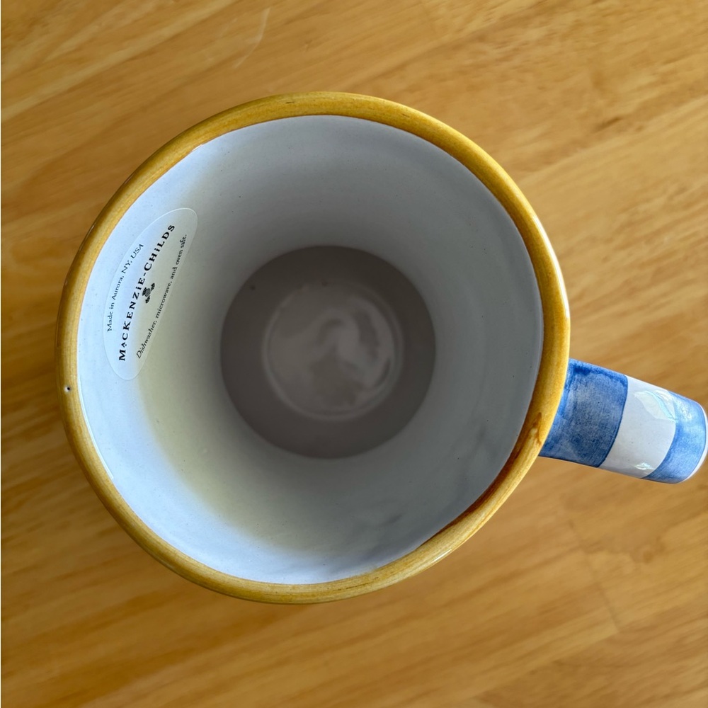 Mackenzie-Childs Posy Ceramic Mug - limited Mug Collectors Series - April - Picture 8 of 9